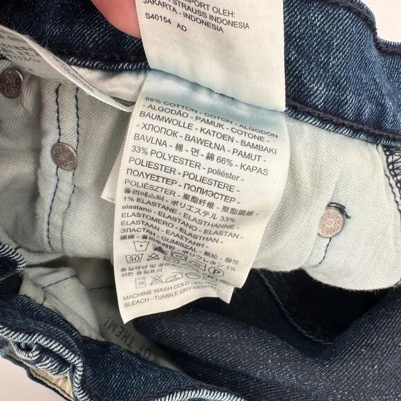 Levi's 550 Jeans Mens 34x34 (35x33 ACTUAL) Blue Relaxed Fit Straight Leg Denim - Picture 6 of 9